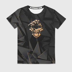 Женская футболка 3D Goblin Slayer golden poly