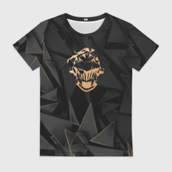 Женская футболка 3D Goblin Slayer golden poly