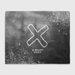 Плед 3D A Silent Voice - grey gradient