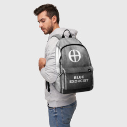 Рюкзак 3D Blue Exorcist - grey gradient по-центру - фото 2