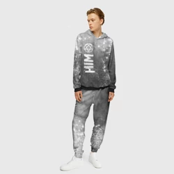 Мужской костюм с толстовкой 3D HIM - grey gradient по-вертикали - фото 2