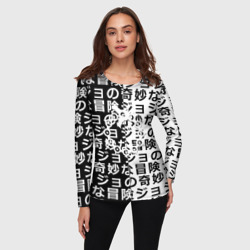 Женский лонгслив 3D Семь смертных грехов паттерн - фото 2