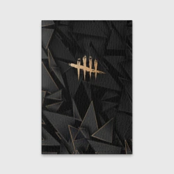 Обложка для паспорта матовая кожа Dead by Daylight golden poly