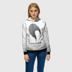 Женская толстовка 3D Date A Live - white gradient - фото 2