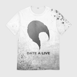 Мужская футболка 3D Date A Live - white gradient