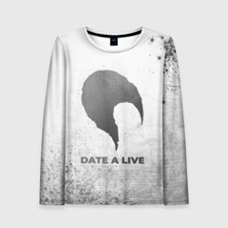 Женский лонгслив 3D Date A Live - white gradient