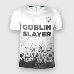 Мужская футболка 3D Slim Goblin Slayer - white gradient посередине