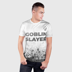 Мужская футболка 3D Slim Goblin Slayer - white gradient посередине - фото 2