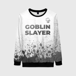 Женский свитшот 3D Goblin Slayer - white gradient посередине