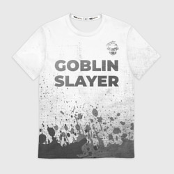 Мужская футболка 3D Goblin Slayer - white gradient посередине