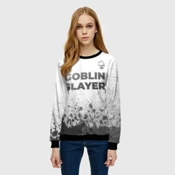 Женский свитшот 3D Goblin Slayer - white gradient посередине - фото 2