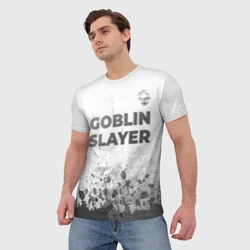 Мужская футболка 3D Goblin Slayer - white gradient посередине - фото 2