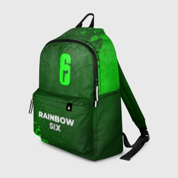 Рюкзак 3D Rainbow Six - green gradient по-центру