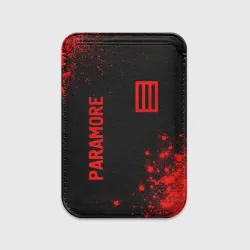 Картхолдер Magsafe магнитный Paramore - red gradient вертикально
