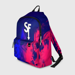 Рюкзак 3D Sally face neon flame
