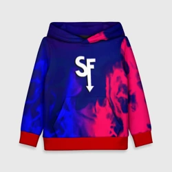 Детская толстовка 3D Sally face neon flame