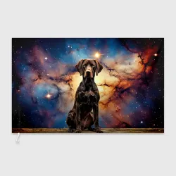 Флаг 3D Курцхаар и космос