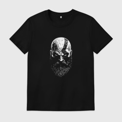 Мужская футболка хлопок Кратос черно-белый