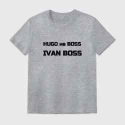 Мужская футболка хлопок Hugo не boss
