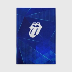 Обложка для автодокументов Rolling Stones blue poly