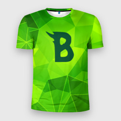 Мужская футболка 3D Slim Beastars green poly