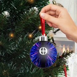 Ёлочный шар Blue Exorcist neon energy - фото 2