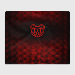 Плед 3D Radiohead red poly