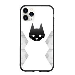 Чехол для iPhone 11 Pro Max матовый Stray white poly