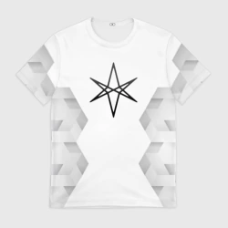 Мужская футболка 3D Bring Me the Horizon white poly