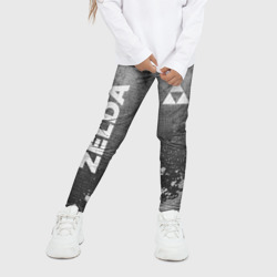 Детские леггинсы 3D Zelda - grey gradient вертикально - фото 2