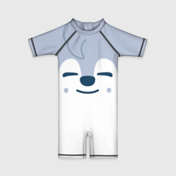 Детский купальный костюм 3D  Wolf Chan skzoo