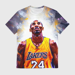 Мужская футболка 3D Коби Брайант 24
