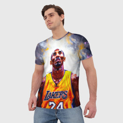 Мужская футболка 3D Коби Брайант 24 - фото 2