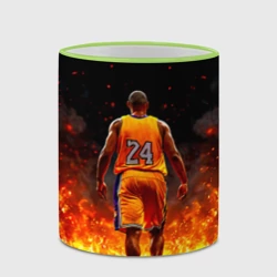 Кружка с полной запечаткой Коби Брайант в огне - фото 2