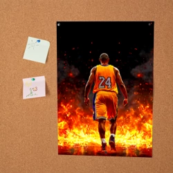 Постер Коби Брайант в огне - фото 2