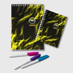 Блокнот Opel огненный стиль
