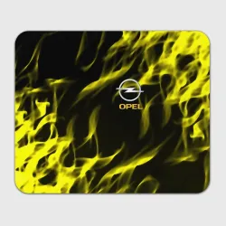 Прямоугольный коврик для мышки Opel огненный стиль