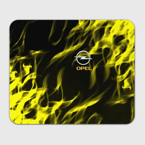 Прямоугольный коврик для мышки Opel огненный стиль