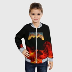 Детский бомбер 3D Doom огненная текстура - фото 2