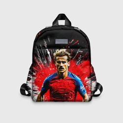 Детский рюкзак 3D Антуан Гризманн в красном