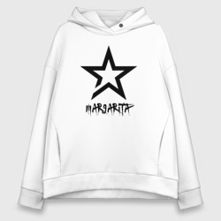 Женское худи Oversize хлопок Маргарита - звезда