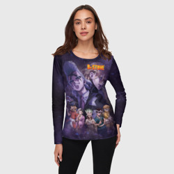 Женский лонгслив 3D Доктор Камень - фото 2