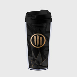 Термокружка-непроливайка Three Days Grace golden poly