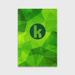 Обложка для паспорта матовая кожа The Killers green poly