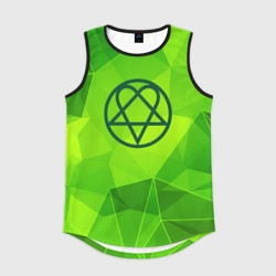 Мужская спортивная майка 3D HIM green poly