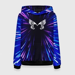 Женская толстовка 3D Placebo neon energy