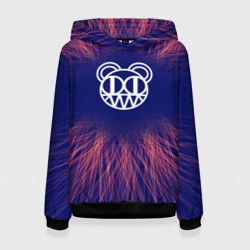 Женская толстовка 3D Radiohead red energy