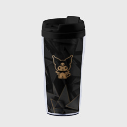 Термокружка-непроливайка Kuromi golden poly