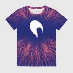 Женская футболка 3D Date A Live red energy