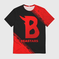 Мужская футболка 3D Beastars - red gradient